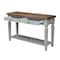 International Concepts Rectangle Vista Console/Sofa Table, 48 W, 16 L, 30 in H, Wood, Hickory/Stone OT41-15S - alternate 10